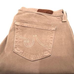 AG tan STILT style Cigarette Jean